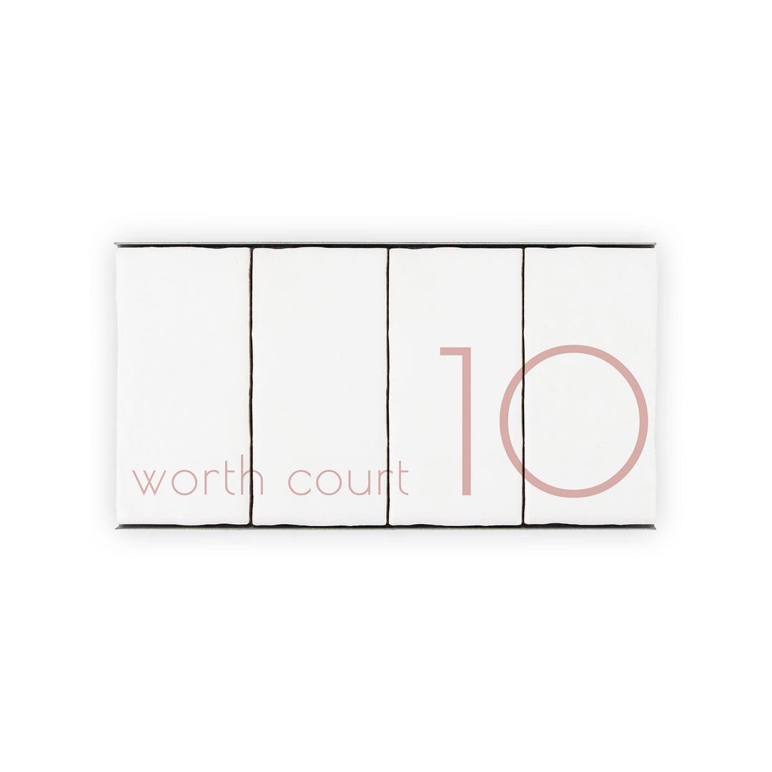Ceramic Tile House Number - Bare Design - Two Number Set