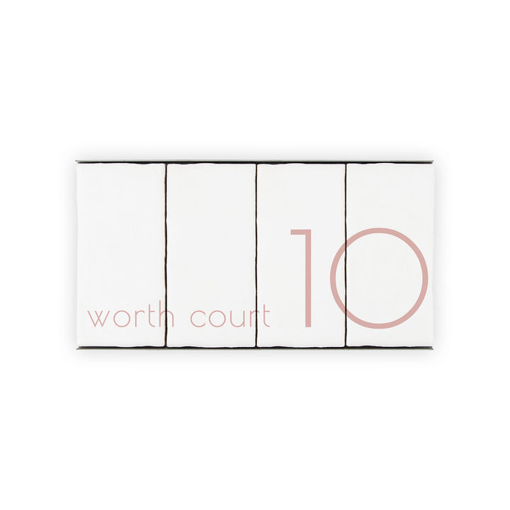 Ceramic Tile House Number - Bare Design - Two Number Set