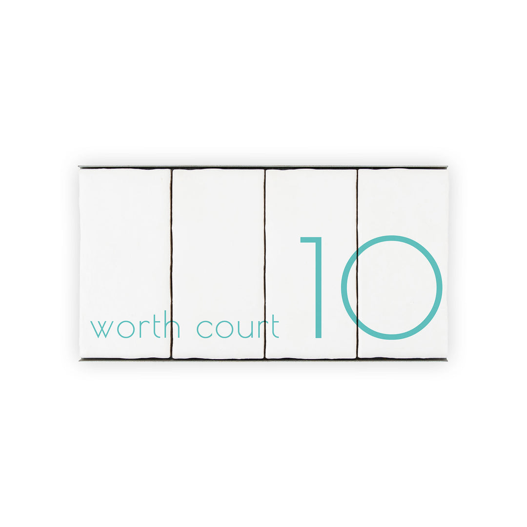 Ceramic Tile House Number - Bare Design - Two Number Set